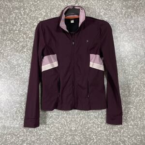 Victoria's Secret VSX Purple Full Zip Activewear Jacket - Size Medium - Pockets